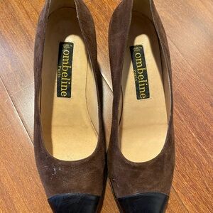 Brown and Black Women's Heels